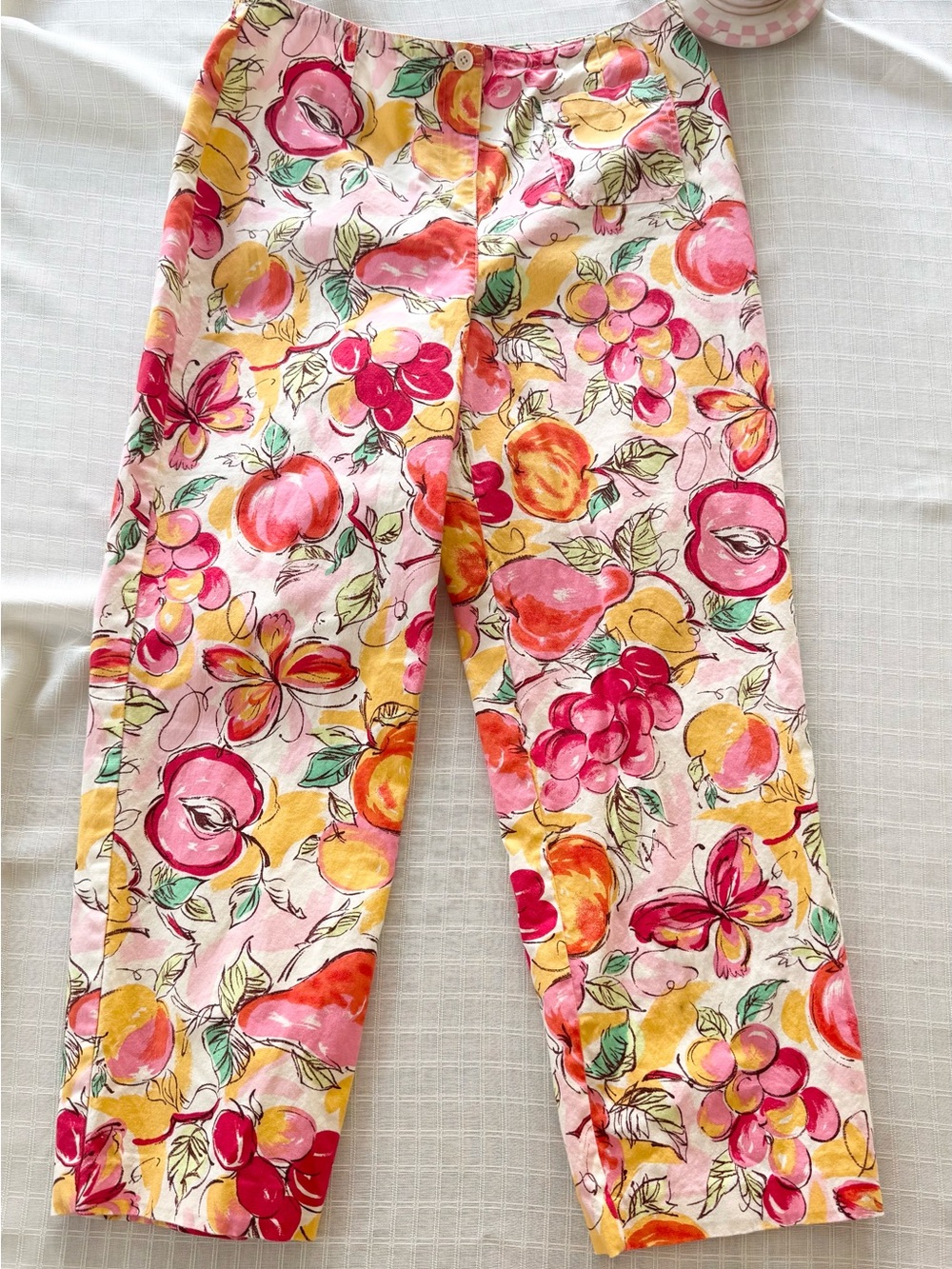 Vintage Talbots fruit print pants